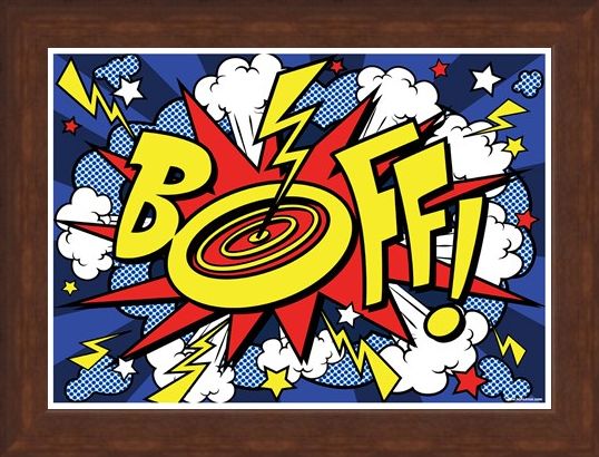 Framed Framed Boff! - A Pop Art Explosion
