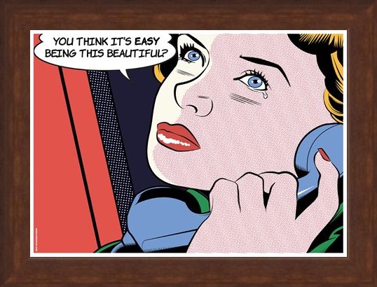 Framed Framed The Eternal Question - Pondering Pop Art