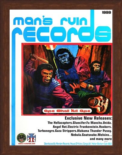 Framed Framed Ape Shall Kill Ape - Frank Kozik