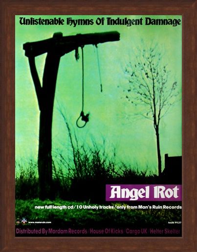 Framed Framed Unlistenable Hymns of Indulgent Damage - Angel Rot - Frank Kozik