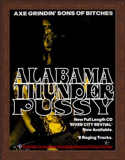 Framed Framed Alabama Thunderpussy - Frank Kozik