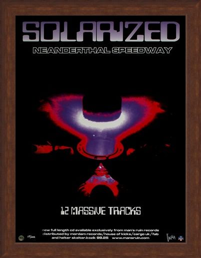 Framed Framed Solarized By Neanderthal Speedway - Frank Kozik