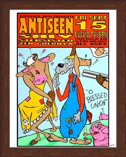 Framed Framed Screamin' Mimi Presents - Frank Kozik