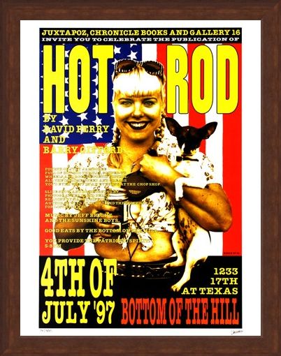 Framed Framed Hot Rod - Frank Kozik