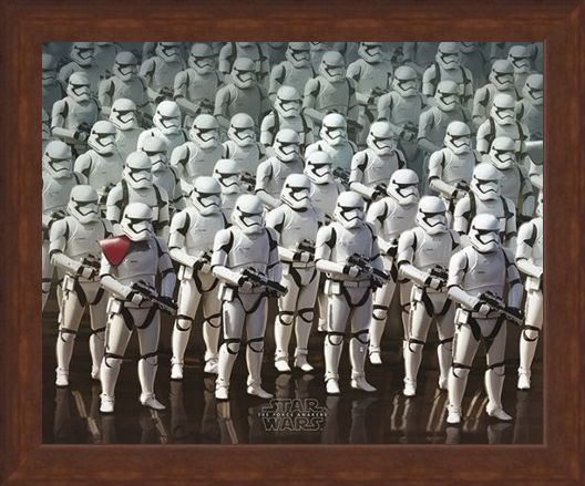 Framed Framed Stormtrooper Elite Army - Star Wars Episode VII