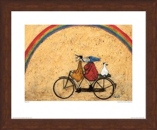 Framed Framed Somewhere Under A Rainbow - Sam Toft