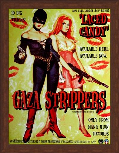 Framed Framed Gaza Strippers - Frank Kozik