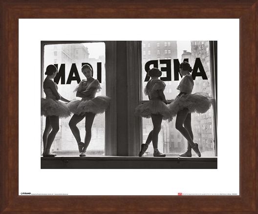 Framed Framed Ballet Dancers in Window - Time Life