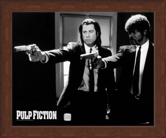 Framed Framed Vincent and Jules - Pulp Fiction