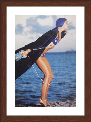 Framed Framed Jerry Hall, Jamaica May 1975 - Norman Parkinson
