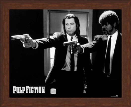 Framed Framed Vincent and Jules - Pulp Fiction