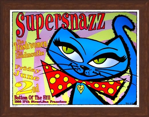 Framed Framed Supersnazz - Frank Kozik