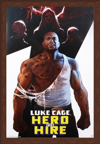 Framed Framed Hero For Hire - Luke Cage