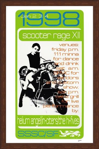 Framed Framed Scooter Rage XII - Frank Kozik