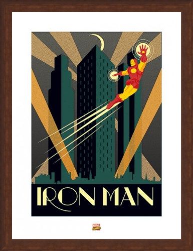 Framed Framed Iron Man - Marvel Deco