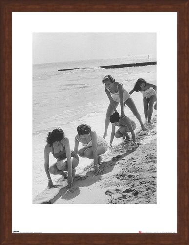 Framed Framed Models Playing Leap Frog - Time Life