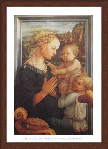Framed Framed Madonna with Child - Filippo Lippi