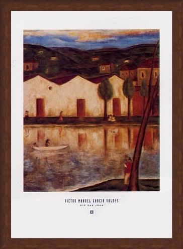Framed Framed Rio San Juan - Victor Manuel Garcia Valdes
