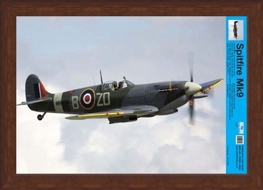 Framed Framed Spitfire - Learn The Ways of the Skies