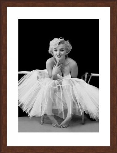 Framed Framed Marilyn Monroe; Ballerina - Milton H Greene