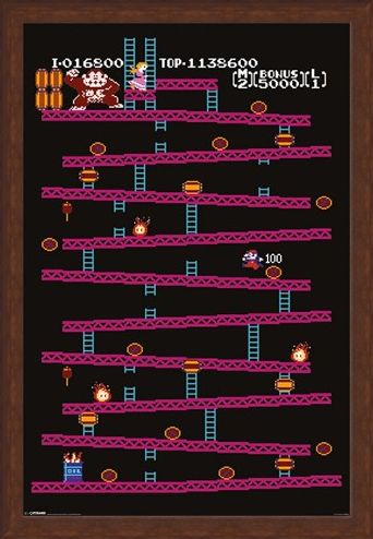 Framed Framed Donkey Kong - Retro Gaming