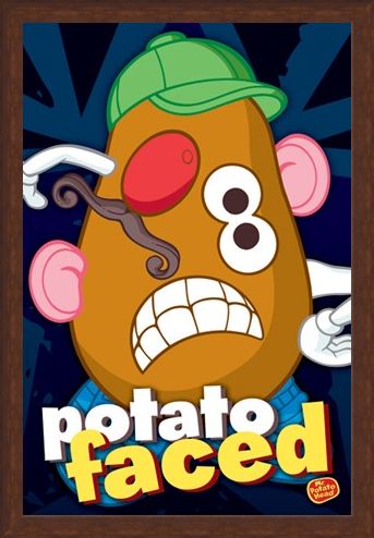 Framed Framed Potato Faced - Mr Potato Head