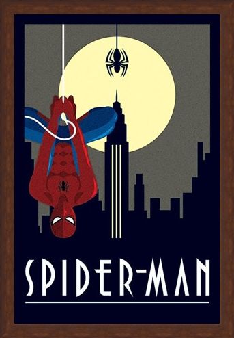 Framed Framed Spider-Man - Marvel Deco