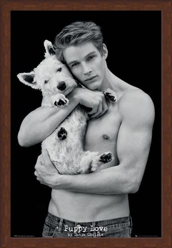 Framed Framed Puppy Love - Tanya Chalkin