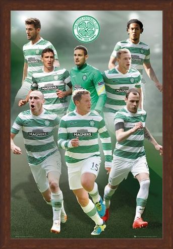 Framed Framed Star Players - Celtic Football Club 2014/15