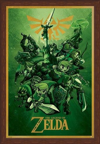 Framed Framed The Legend Of Zelda - Nintendo