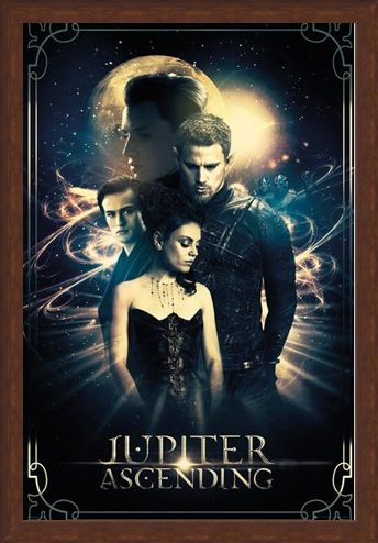Framed Framed Jupiter Ascending - Mila Kunis and Channing Tatum