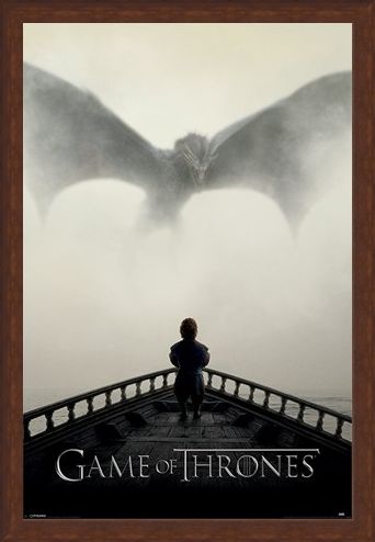 Framed Framed A Lion & A Dragon - Game of Thrones