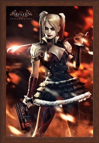 Framed Framed Harley Quinn - Batman Arkham Knight