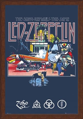 Framed Framed The Song Remains The Same - Led Zeppelin