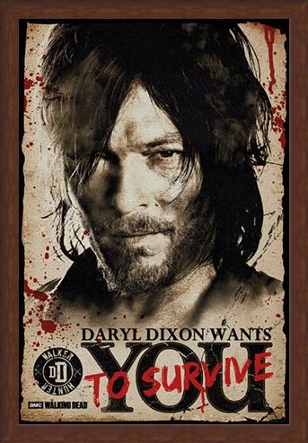 Framed Framed Daryl Needs You - The Walking Dead