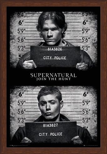 Framed Framed Horrifying Mug Shots - Supernatural