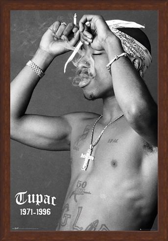 Framed Framed Music, Morals and Cigarettes - Tupac