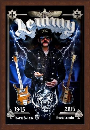Framed Framed Lemmy Commemorative - Motorhead