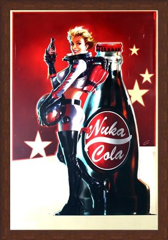 Framed Framed Blonde Bombshell - Fallout 4