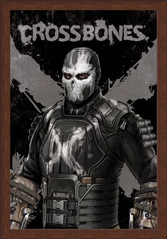Framed Framed Crossbones - Captain America Civil War