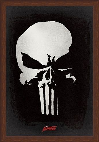 Framed Framed The Punisher Logo - Daredevil TV Series