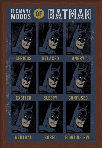 Framed Framed The Many Moods Of Batman - DC Originals