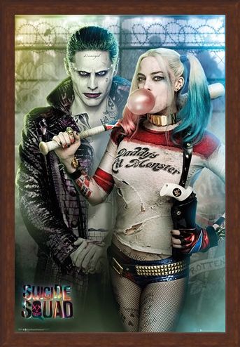 Framed Framed Joker And Harley Quinn - Suicide Squad