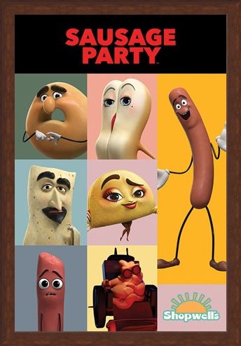 Framed Framed Get Your Fill - Sausage Party Characters