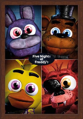 Framed Framed The Fazbear Gang - Five Nights At Freddy's