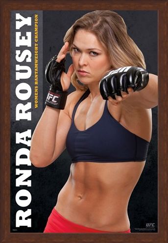 Framed Framed Ronda Rousey - UFC