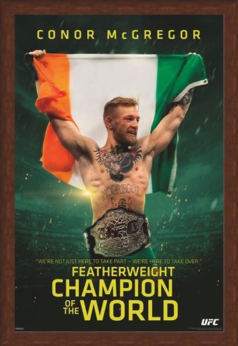 Framed Framed Featherweight Champion Of The World - Conor McGregor