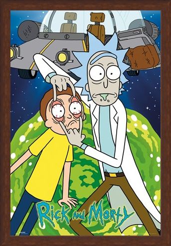 Framed Framed Like Grandfather Like Grandson - Rick And Morty