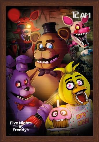 Framed Framed Group Shot - Five Nights At Freddy's