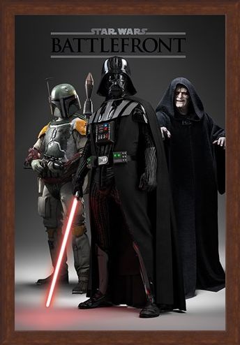 Framed Framed The Dark Side - Star Wars Battlefront